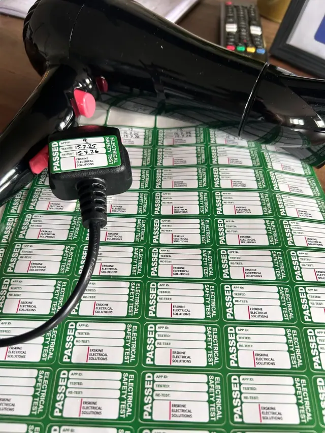 PAT testing — Erskine Electrical Solutions